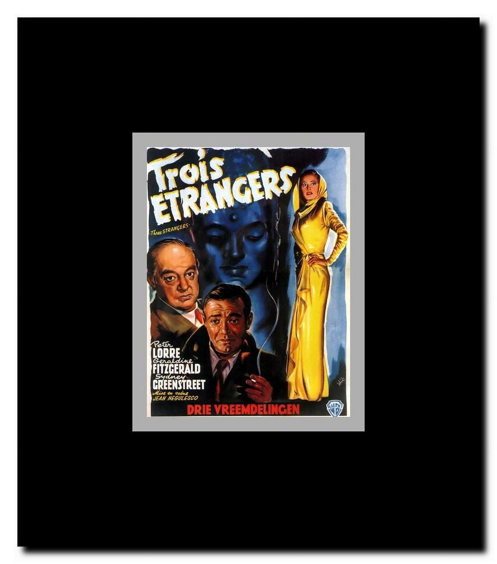 Three Strangers Framed Movie Poster