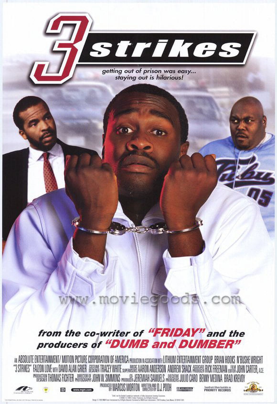 Where Can I Watch 3 Strikes Movie Three Strikes - movie POSTER (Style A) (27" x 40") (2000) - Walmart.com