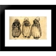 thumbnail image 1 of Three Studies of a Woman with a Shawl 20x24 Framed Art Print by Vincent van Gogh, 1 of 2