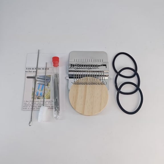 Three-Style Antique Weaving Small Hand Weaving Tool, Mini Handheld Weaving Loom for DIY Craft Projects, Perfect for Creating Small Textiles & Home Decor Accessories, B, 1pc