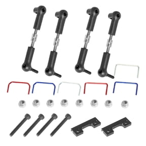 Three Sway Bar Options Customizable Tuning for Traxxas 1/16 E-Revo/Mini Slash Suspension Performance