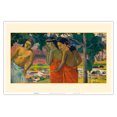 thumbnail image 1 of Three Tahitian Women - From an Original Color Painting by Paul Gauguin c.1896 - Master Art Print (Unframed) 12in x 18in, 1 of 4