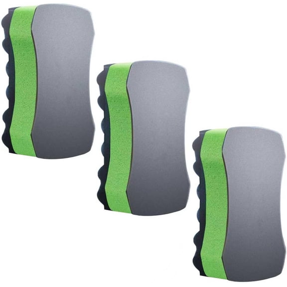 Three Texture Car Wash Sponge - Multi Purpose Bug Remover Scrubbing Side Soft Sea Sponge - Ultra Scrub Car Cleaning Sponges Wash Bucket Accessory - 3Pack