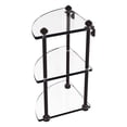 thumbnail image 1 of Three Tier Corner Glass Shelf - Oil Rubbed Bronze, 1 of 2