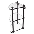 thumbnail image 1 of Three Tier Corner Glass Shelf - Oil Rubbed Bronze, 1 of 7