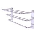 thumbnail image 1 of Three Tier Hotel Style Towel Shelf with Drying Rack in Polished Chrome, 1 of 2