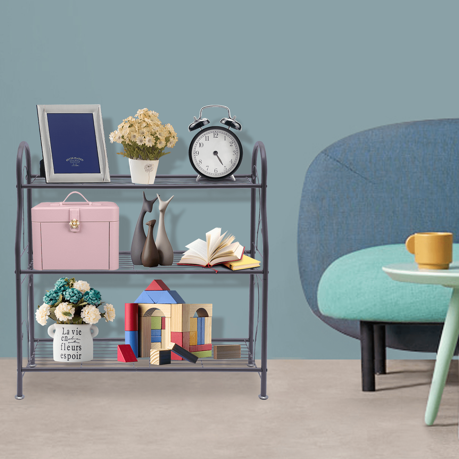 Image showcasing Amazon.com: Space Saving Plant Stand