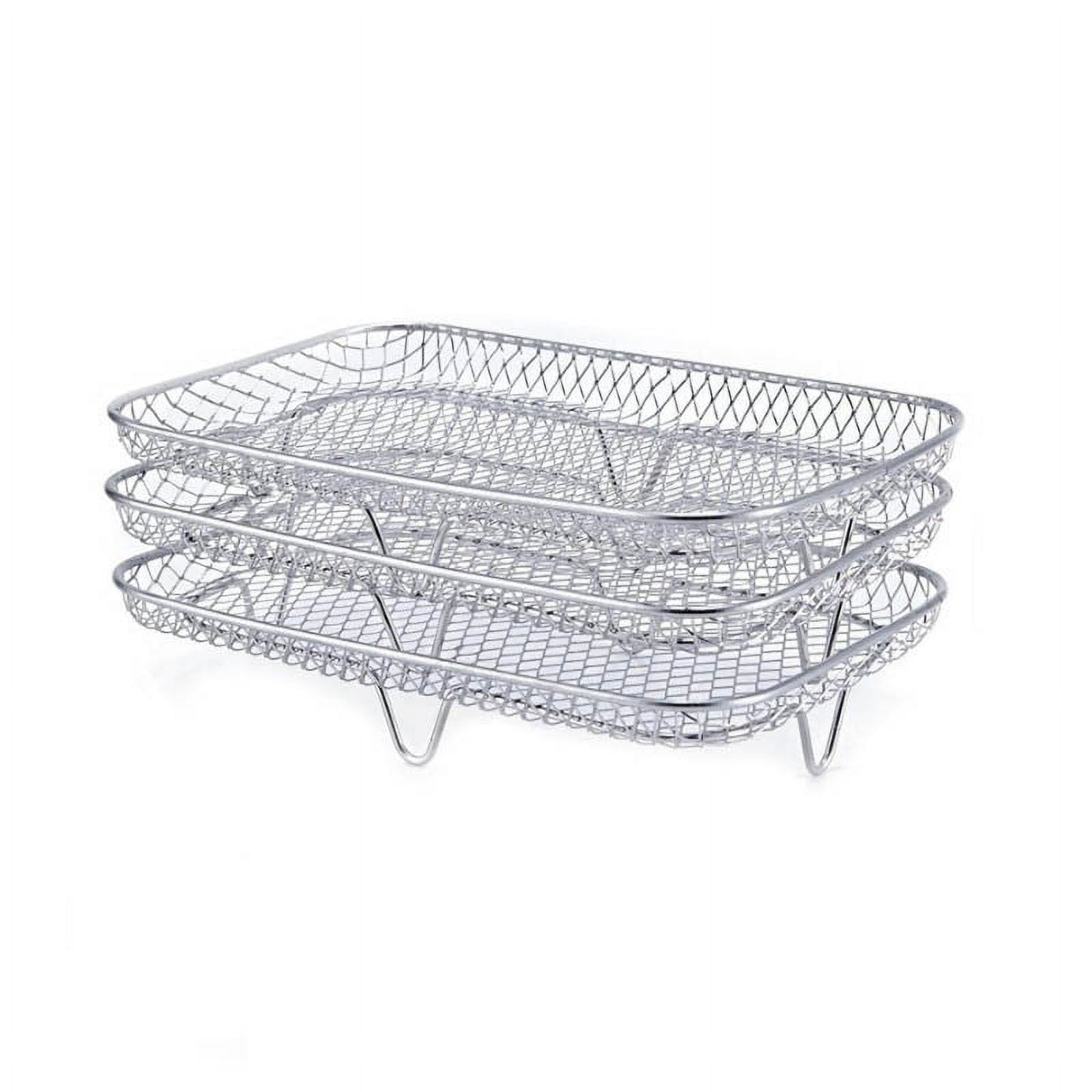 Three-Tier Stainless Steel Dehydration Rack, Stackable Drying Rack with ...