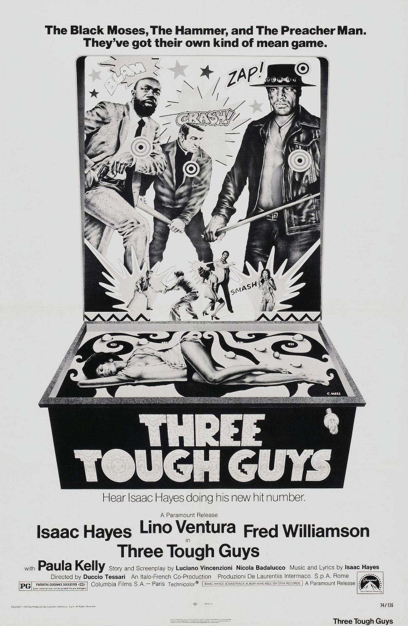 Three Tough Guys Canvas Art - (11 x 17)