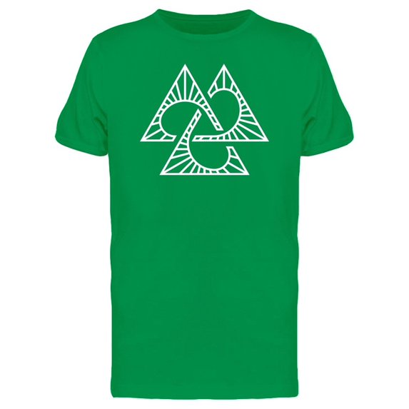 Three Triangles With Lines Art Tee Men's -Image by Shutterstock