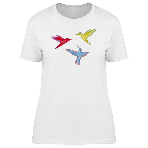 Three Wavy Hummingbirds Tee Women's -Image by Shutterstock