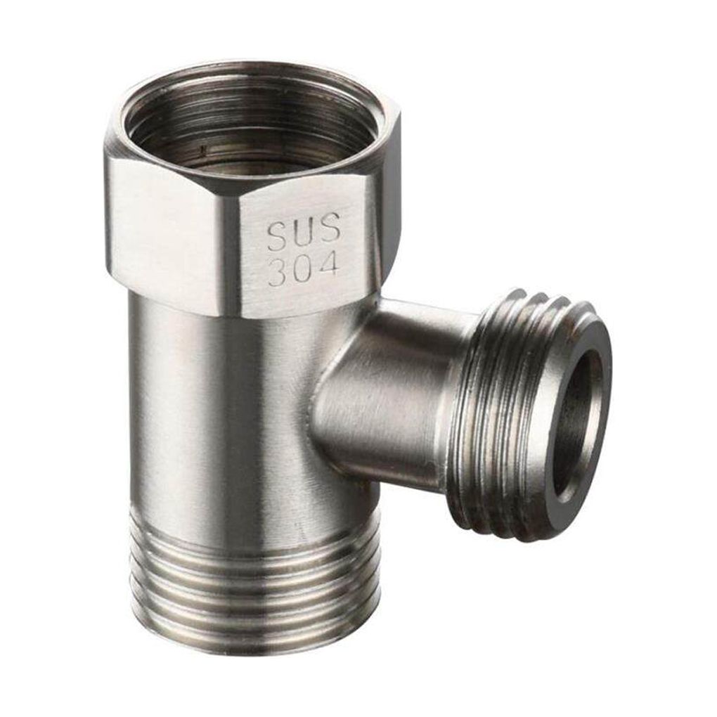 ThreeWay Valve Diverter G1/2inch T Adapter For Bathroom Faucet Water
