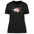 thumbnail image 1 of Three Wedding Flowers T-Shirt Women -Image by Shutterstock, Female x-Large, 1 of 2