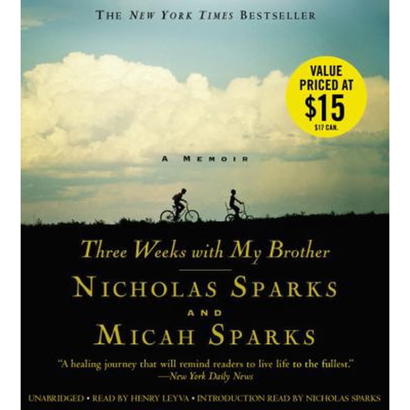 Pre-Owned Three Weeks with My Brother by Nicholas Sparks Audiobook,English
