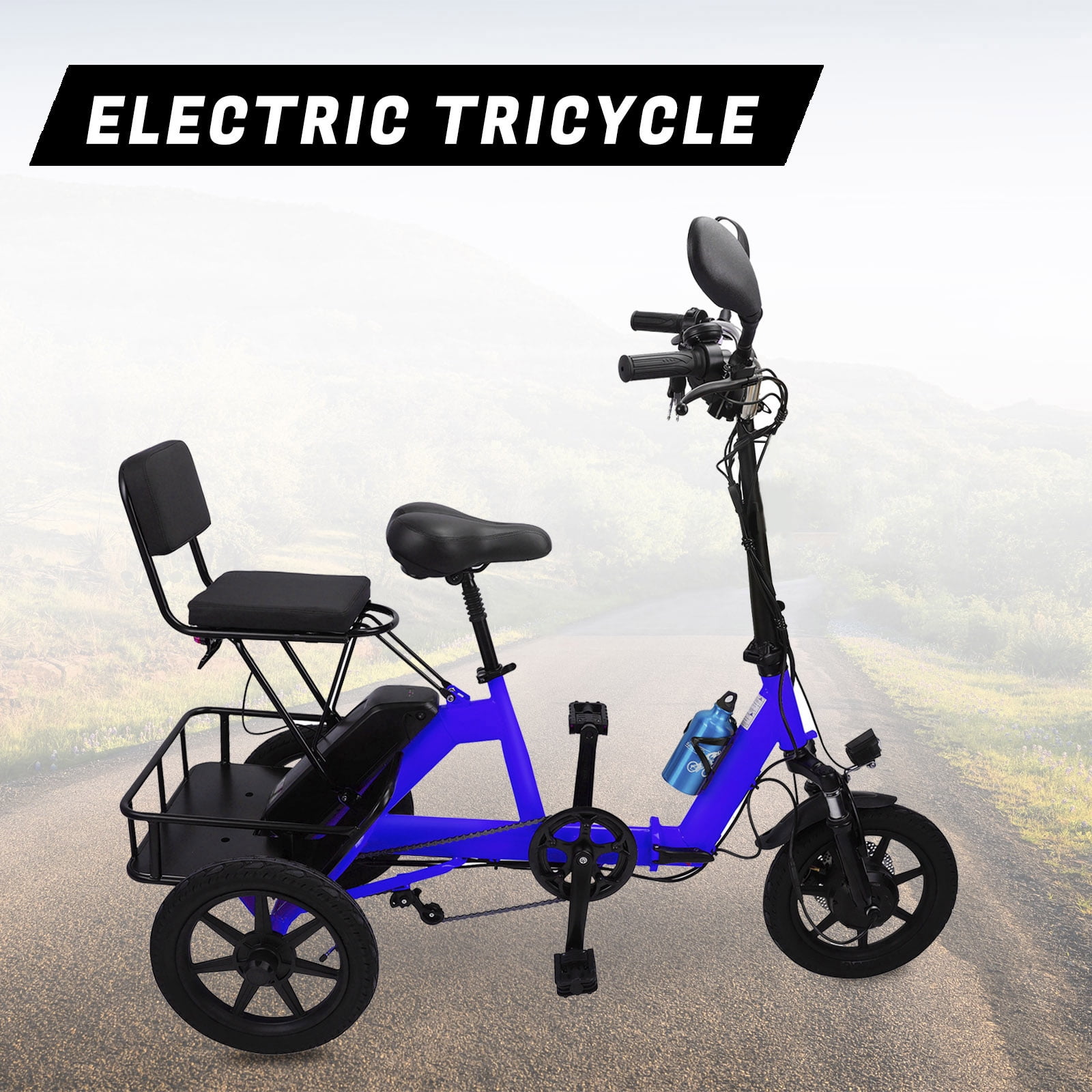 Motorized hotsell folding tricycle