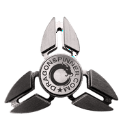 Three-Winged Claws Stainless Stainless Steel Metal Fidget Spinner   Maximum Spin Time   Precision Crafted   Smooth & Silent Rotation   Stress Relief & Focus Aid
