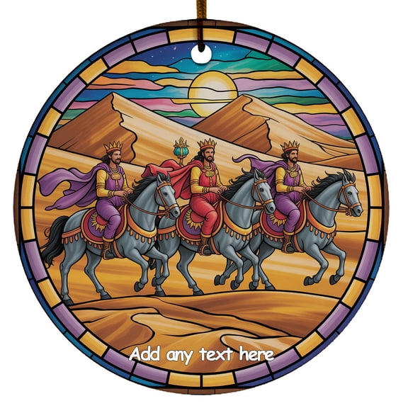 Three Wise Men Ceramic Ornament  Unique Ornament Gift for Boy, Girl, Family & Friends, Customizable Christmas Tree Decoration Christmas 2025