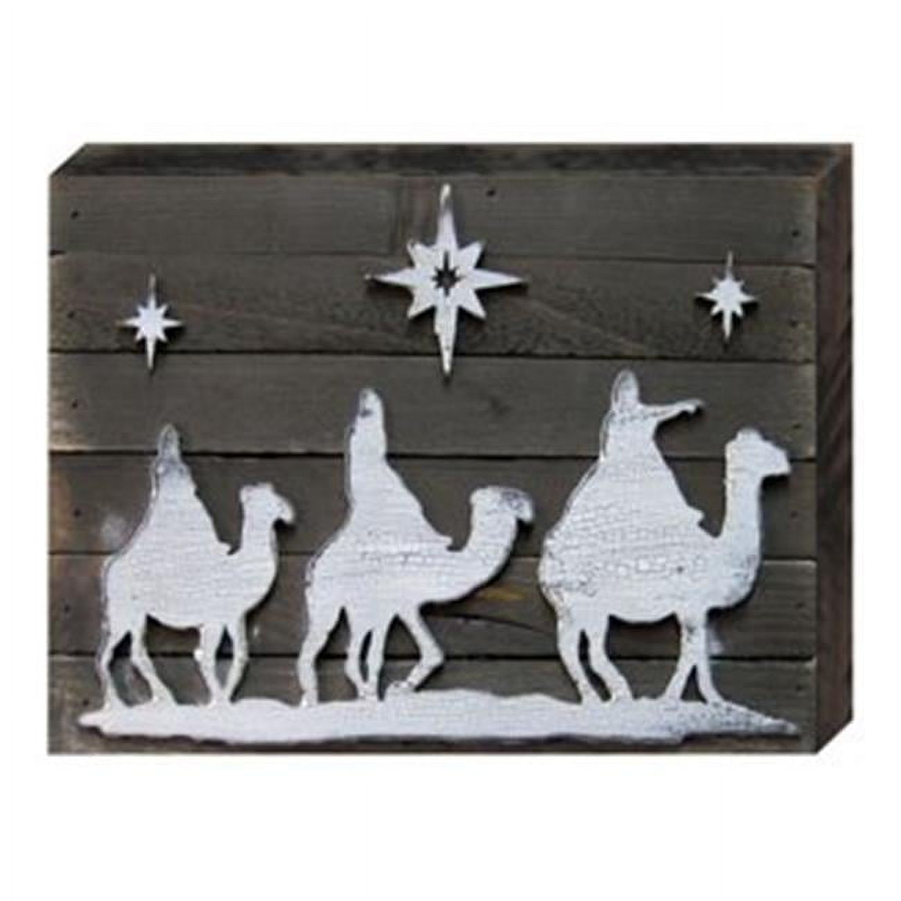 Three Wise Men Nativity Art on Board Wall Decor - Walmart.com