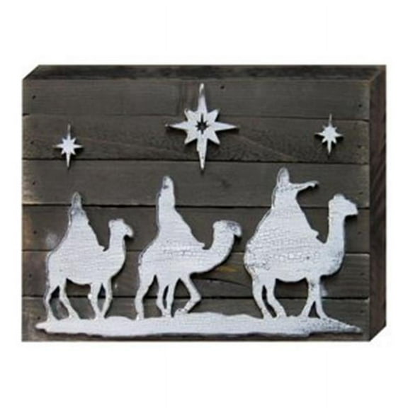 Three Wise Men Nativity Art on Board Wall Decor