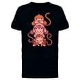 thumbnail image 1 of Three Wise Monkeys Vertical Art Tee Men's -Image by Shutterstock, 1 of 2