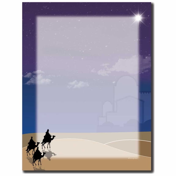 Three Wisemen Letterhead Laser & Inkjet Printer Paper, 25 Sheet Pack