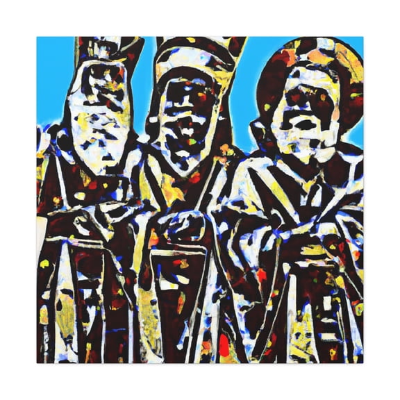"Three Wisemen Pop Art" - Canvas