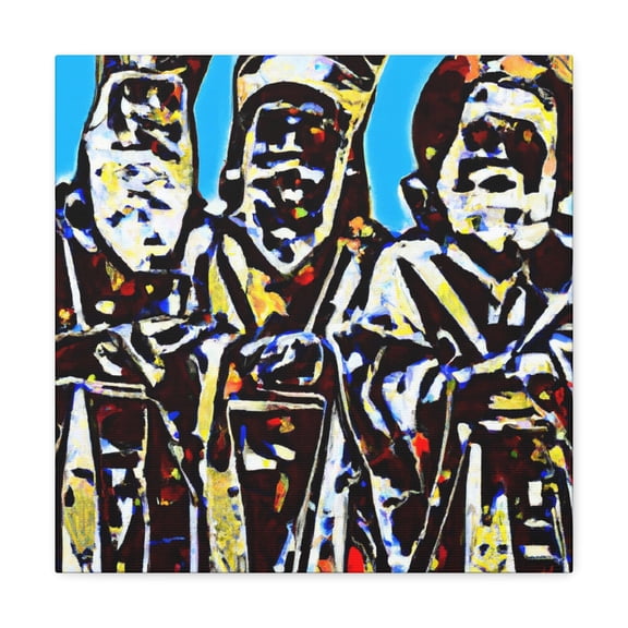 "Three Wisemen Pop Art" - Canvas