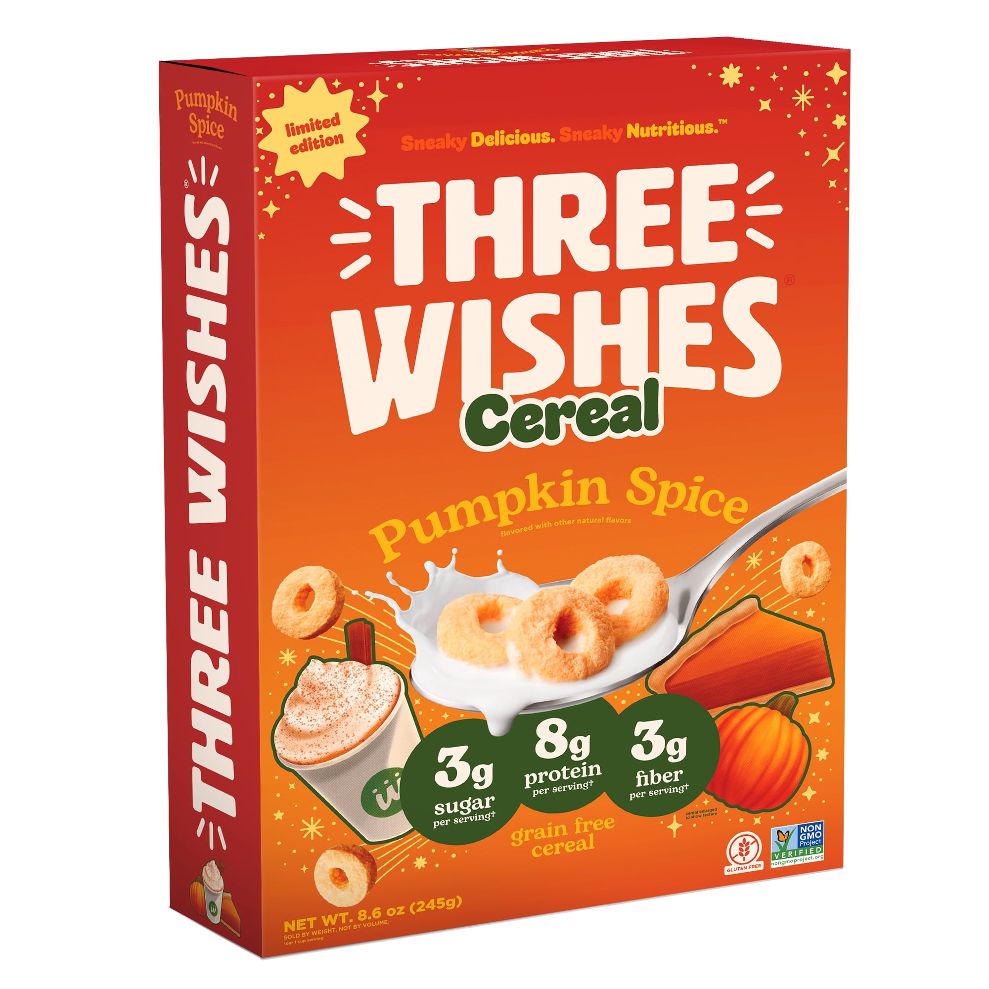 Three Wishes Grain Free Cereal - Pumpkin Spice