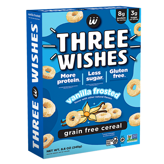 Three Wishes 8.6 oz Gluten Free Frosted Cereal