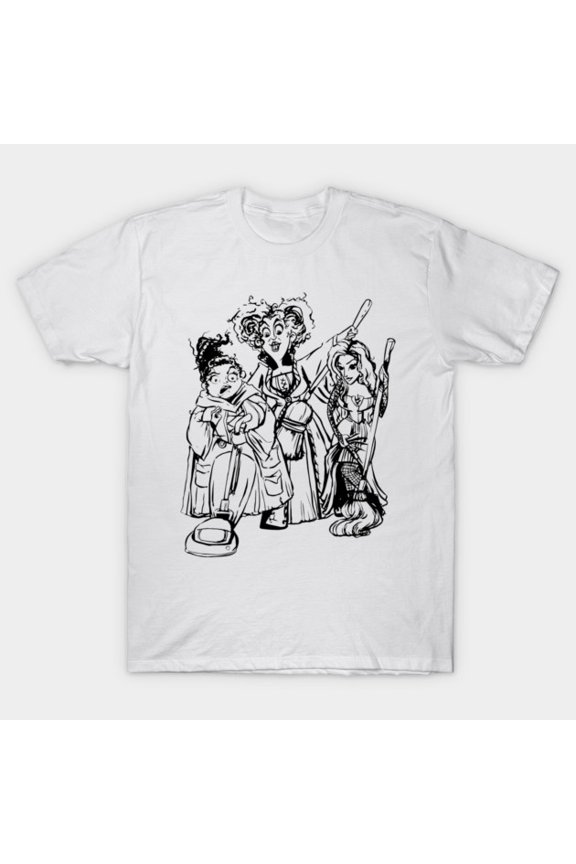 Three Witches Funny Macbeth Parody Retro Shakespeare Halloween Coven H1545 Unisex T-Shirt, Up to 5XL