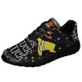 thumbnail image 1 of Three Witches Halloween Shoes Sneakers Black Size 4, 1 of 7