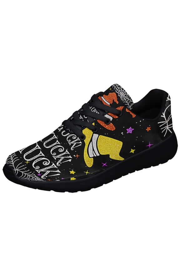 Three Witches Halloween Shoes Sneakers Black Size 8.5