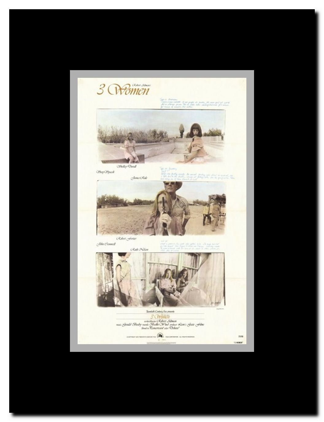 Three Women Framed Movie Poster