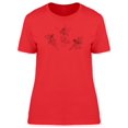 thumbnail image 1 of Three Young Fairies Silhouette T-Shirt Women -Image by Shutterstock, Female Small, 1 of 2
