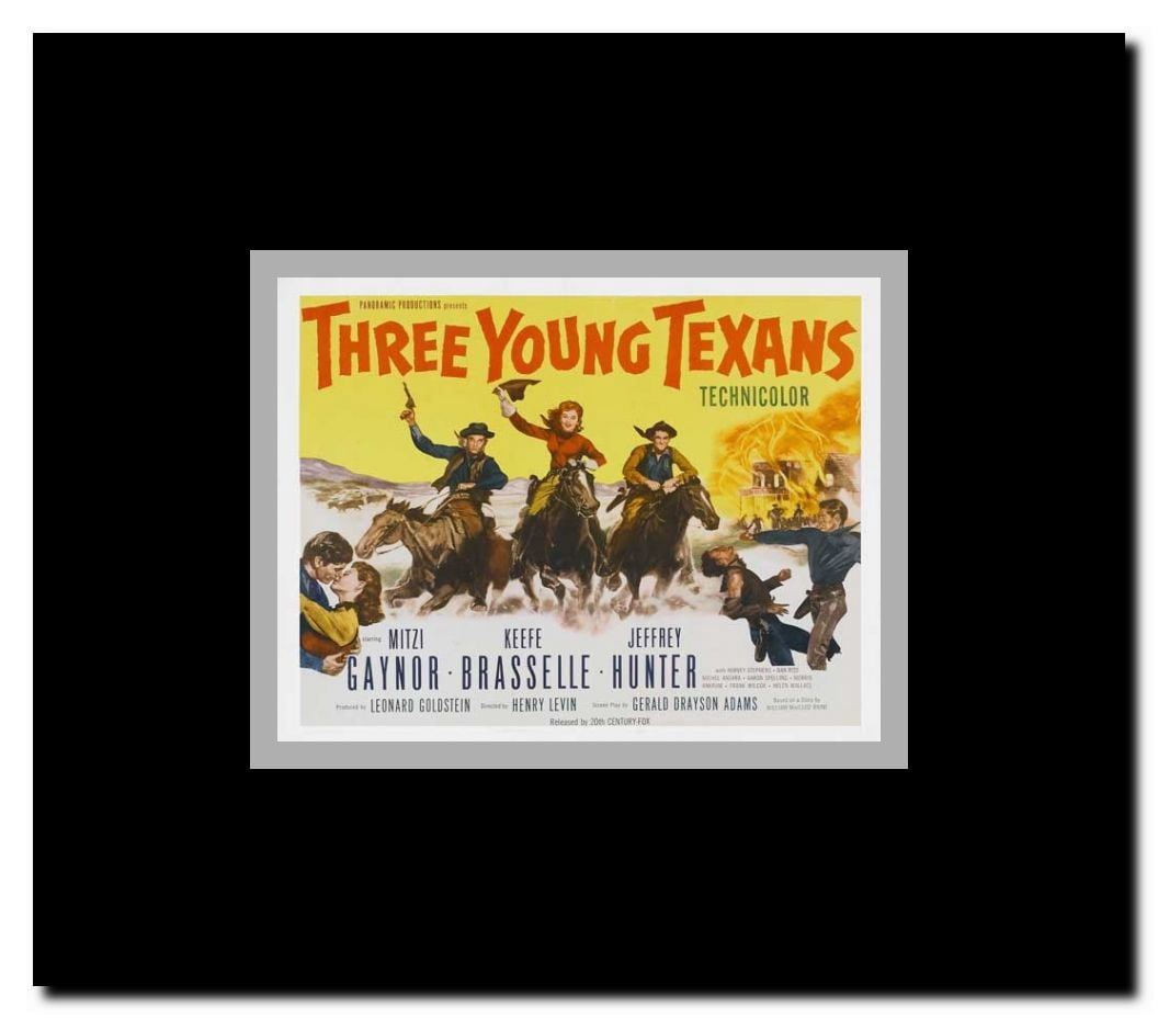 Three Young Texans Framed Movie Poster