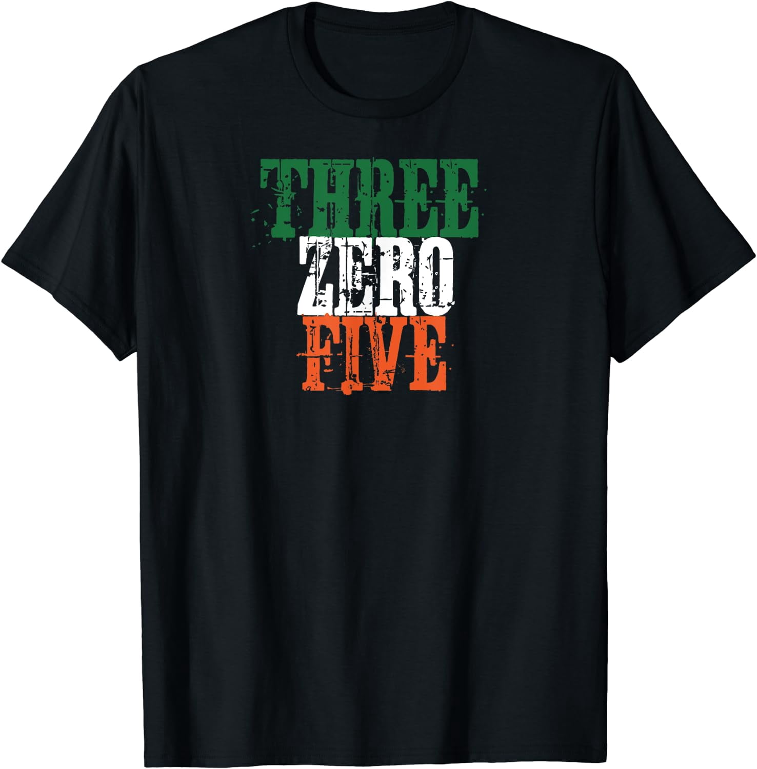 Three Zero Five 305 Miami T-Shirt Black Large - Walmart.com