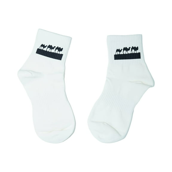 Three camels silhouettes Soft Moisture-wicking Socks