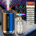 thumbnail image 1 of Three-color Starry Sky Top Car Aromatherapy Spray Ambient Light Smart Pickup Car Perfume Gypsy Star Car Aromatherapy, Long-lasting Fragrance Car Fragrance Diffuser - Fragrance for more than 60 days, 1 of 20