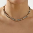 thumbnail image 1 of Three-color Twist Necklace Simple Niche Multi-layer, 1 of 2