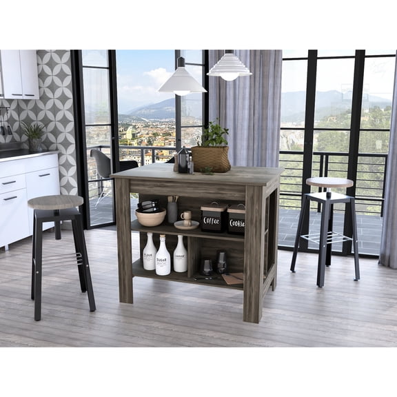 Three concealed storage shelves - A practical choice for kitchens