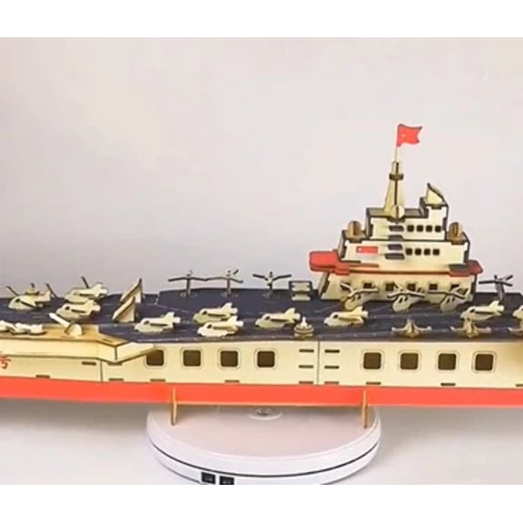 Three-dimensional 3d model wooden puzzle