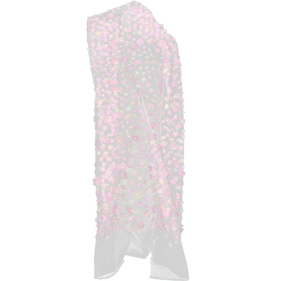 Three-dimensional Flower Embroidery Net Mesh Fabric Bathroom Decorations Ribbon Home Scarfs DIY Craft Making