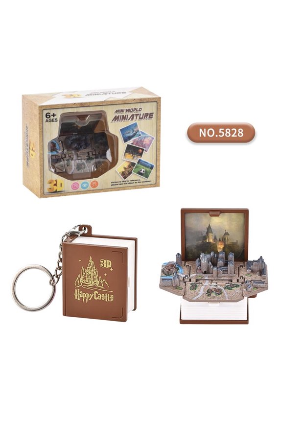 Three-dimensional Folding Key Chain Bag Pendant Decompression Toys