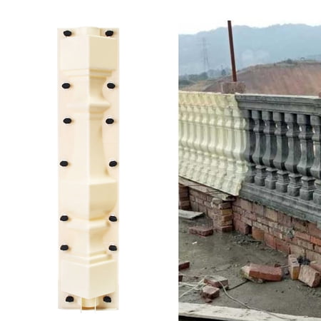 Three-dimensional Shape Balustrade Mold Modern Style Column Concrete Plaster Cement Casting Railing Moulds Cement Railing Moulds Balustrades Mold