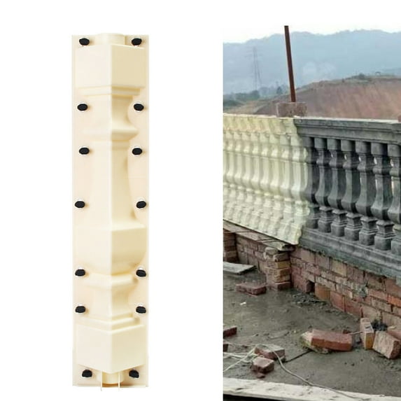 Three-dimensional Shape Balustrade Mold Modern Style Column Concrete Plaster Cement Casting Railing Moulds Cement Railing Moulds Balustrades Mold