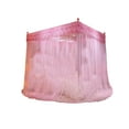 thumbnail image 1 of Three-door Palaces-style Mosquito Net ,Princess-style Breathable Floor-length Mosquito Net,for Bedroom Decoration and Bed Canopys(Pink,79x79x47 in), 1 of 6