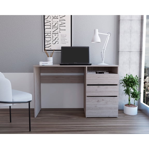 Three drawers and one shelf | Suitable for computer work and storage | Gives a clutter - free workspace
