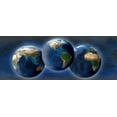 thumbnail image 1 of Three earths Poster Print (15 x 6), 1 of 1