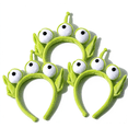 thumbnail image 1 of Three-eyed Alien Monster Headband Headband Plush Cute Headband Headwear(3 Pcs), 1 of 6