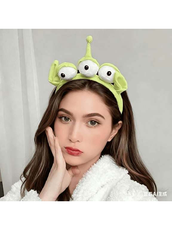 Three-eyed Alien Monster Headband Headband Plush Cute Headband Headwear
